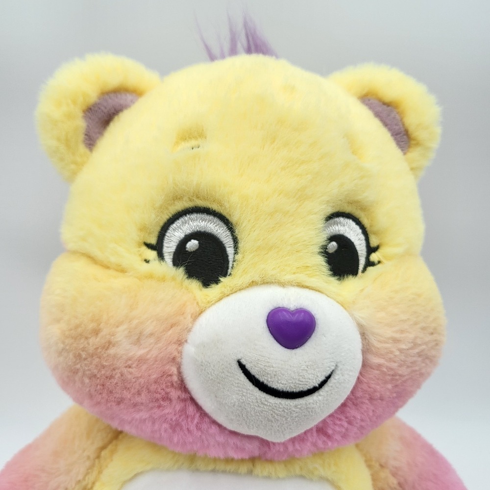 Care Bears Calming Heart Bear Plush 14" Butterfly Belly Stuffed Animal Basic Fun - Picture 3 of 10